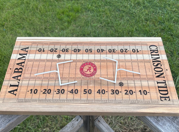Alabama Football Field Laser File - SVG + LightBurn File - Laser Ready Digital Download