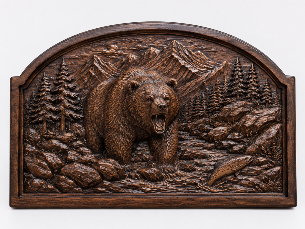 Free Bear Mountain CNC Relief File
