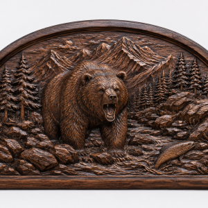 Free Bear Mountain CNC Relief File