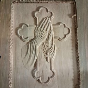 Praying Hands Cross